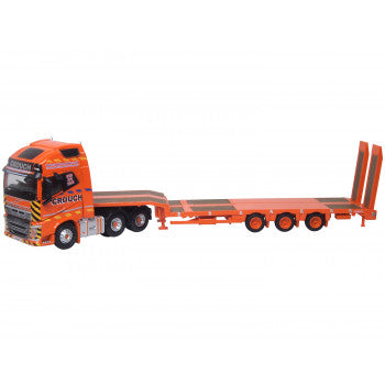 Oxford Diecast 76VOL4013 - Volvo FH4 GXL Semi Low Loader Crouch Recovery