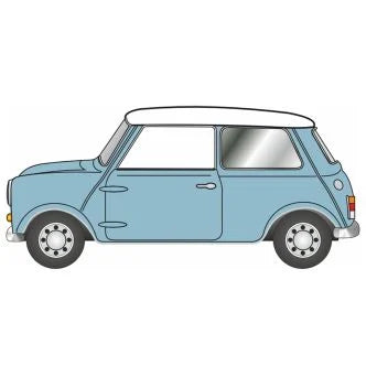 Oxford Diecast 76MN010 - Austin Mini Speedwell Blue