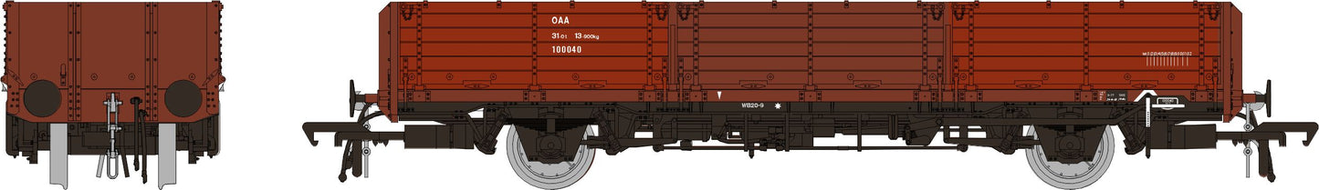 Rapido Trains UK 915008 - OAA Open Wagon 'Repaired' Finish No. 100040