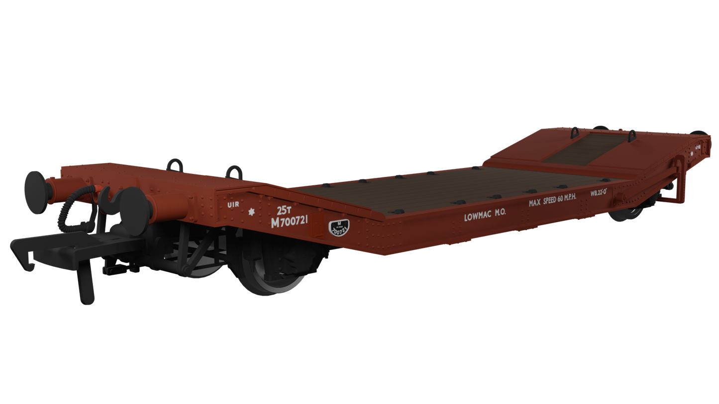 Rapido Trains UK 929005 - LOWMAC No. M700721 BR Bauxite