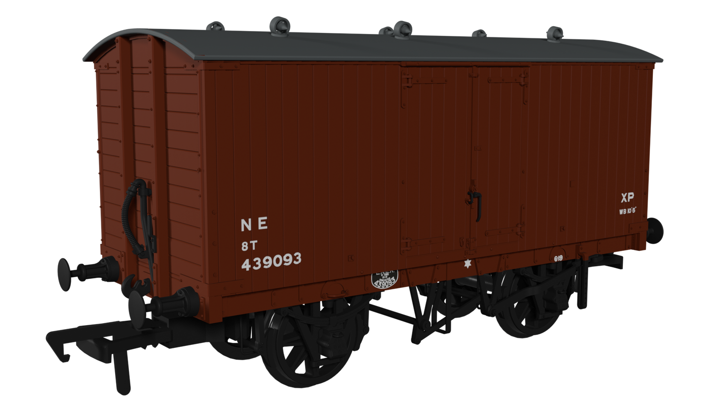 Rapido Trains UK 930010 - GNR 8 Ton Van – NE (post-36) No.439093