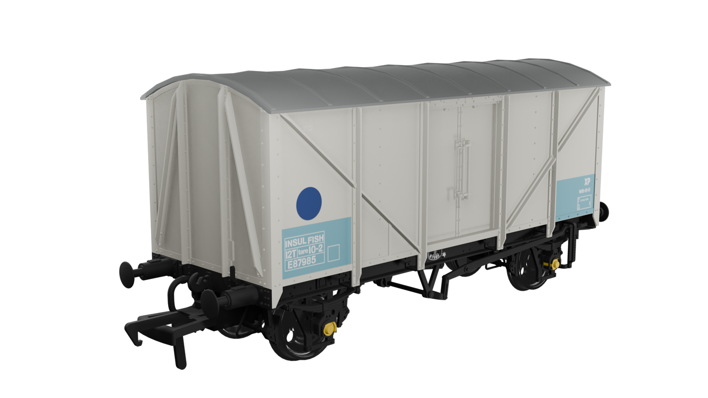 Rapido Trains UK 957004 - BR Diagram1/801 "Ice Blue" Fish Van No.E87985