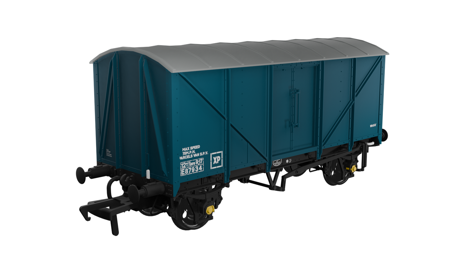 Rapido Trains UK 957007 - BR Diagram 1/801 Parcels (SPV) Van No. E87934
