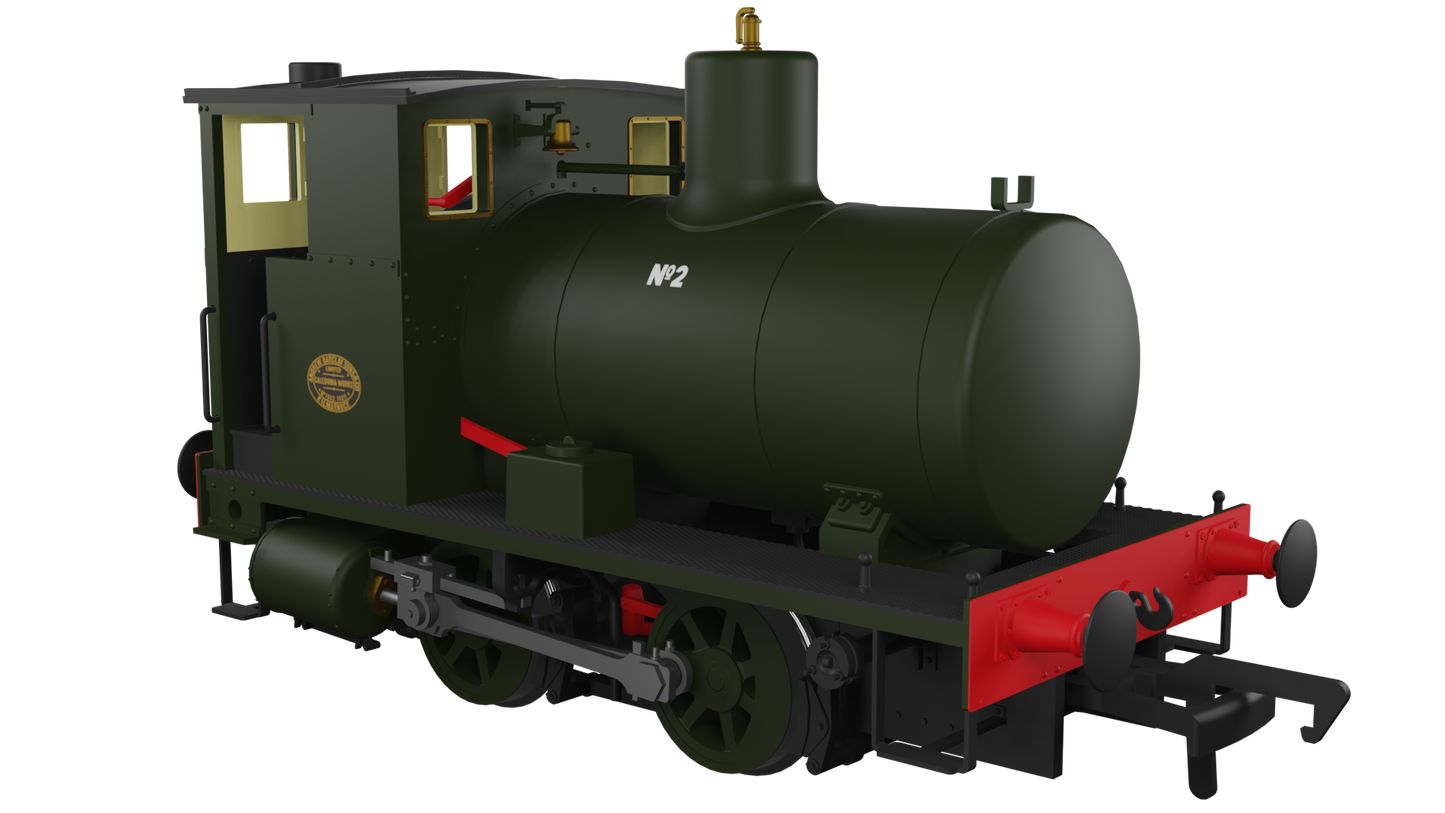 Rapido Trains UK 965501 - Andrew Barclay Fireless 0-4-0 Bowaters (Kent) No. 2 Works No. 1962 (SOUND FITTED)