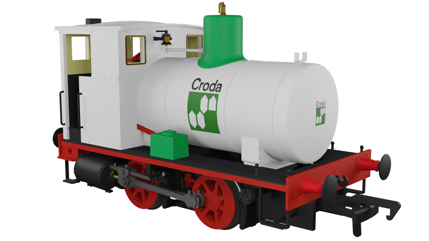 Rapido Trains UK 965503 - Andrew Barclay Fireless 0-4-0 Croda Chemicals Works No. 1944 (SOUND FITTED)