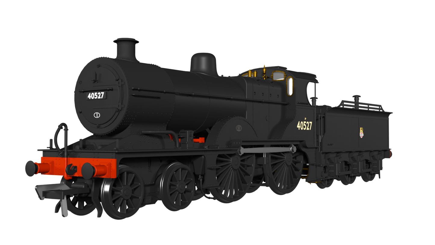 Rapido Trains UK 974510 - MR 483 BR Plain Black (Early Crest) No. 40527 - DCC SOUND FITTED