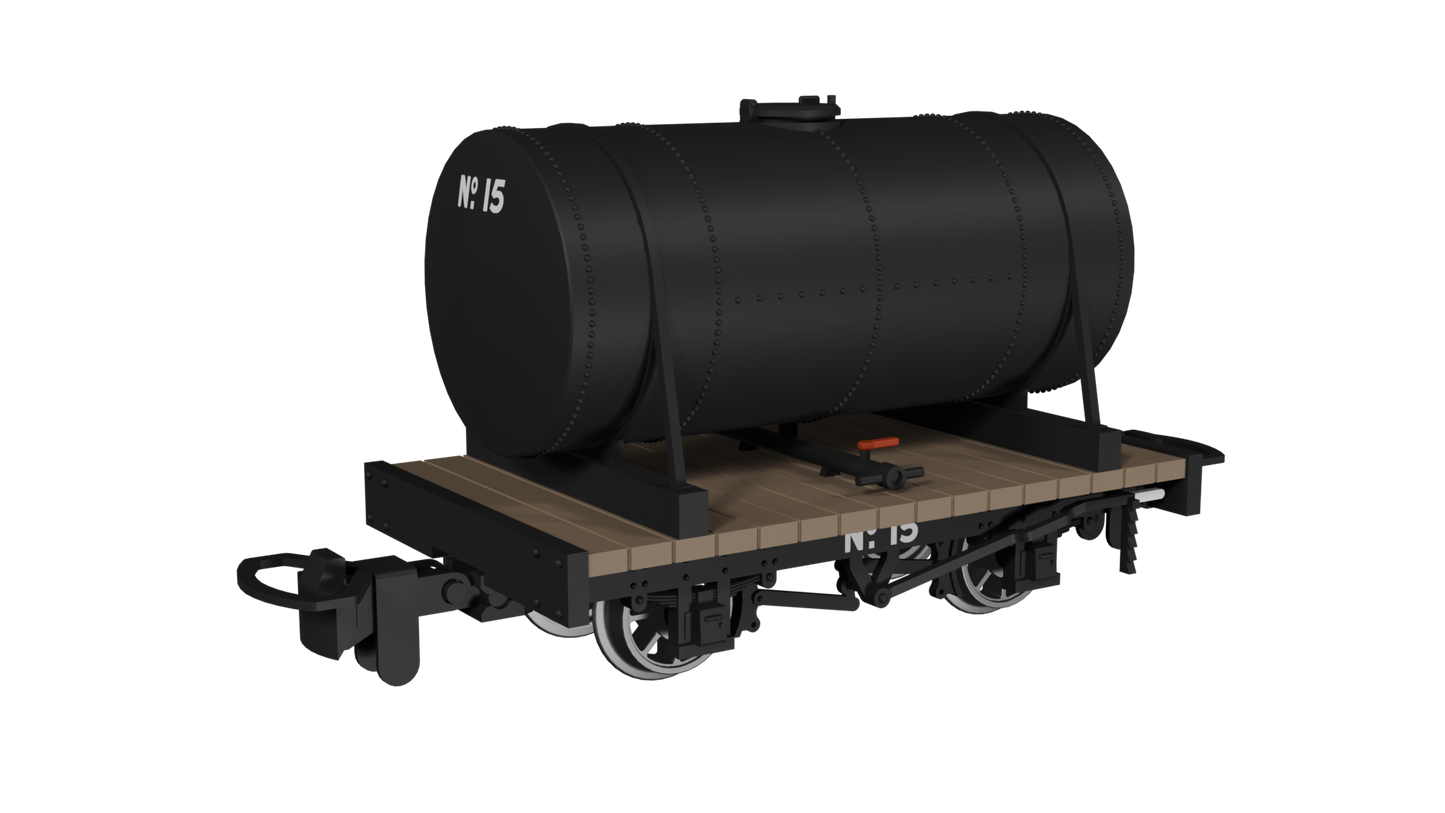 Rapido Trains 990101 - Cylindrical Tank – Plain Black No.15
