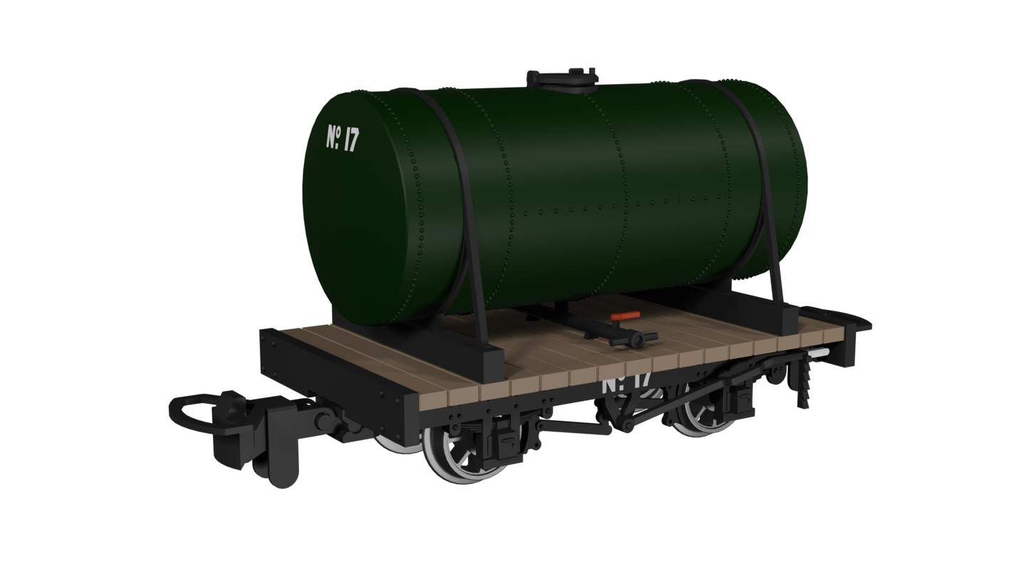 Rapido Trains 990102 - Cylindrical Tank – Plain Green No.17