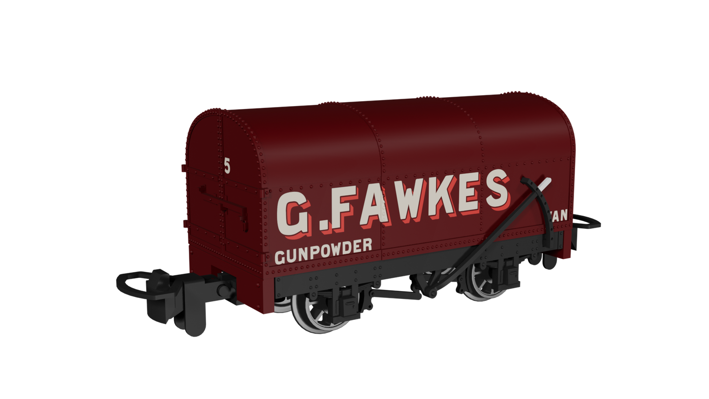 Rapido Trains 990206 - Gunpowder Van – G. Fawkes Gunpowder No.5