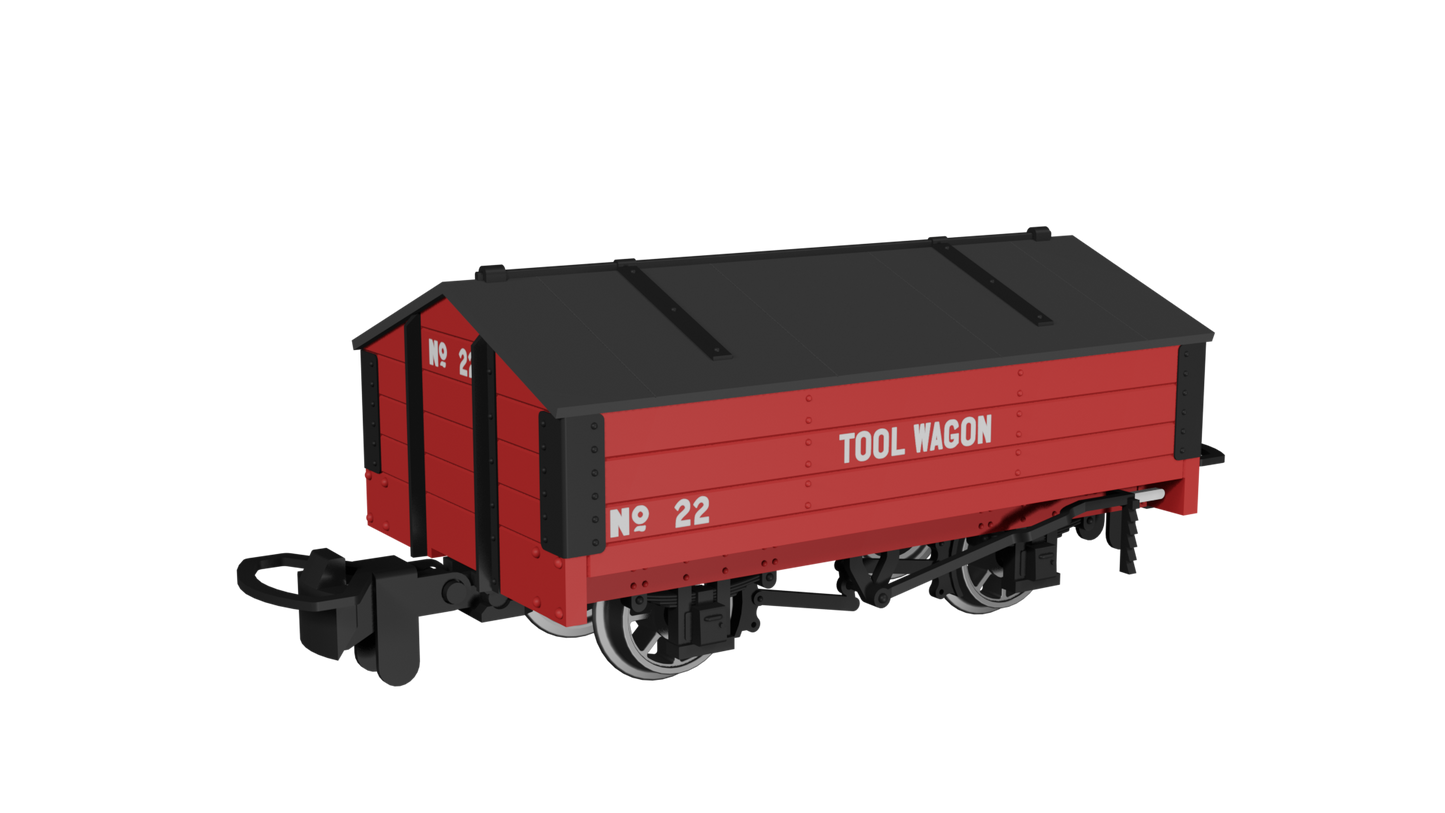 Rapido Trains 990406 - Peaked Roof Van – Tool Wagon No.22