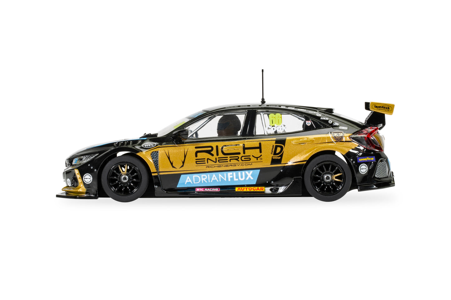 Scalextric C4409 - Honda Civic FK8 Type R BTCC 2022 - BTC Racing Josh Cook