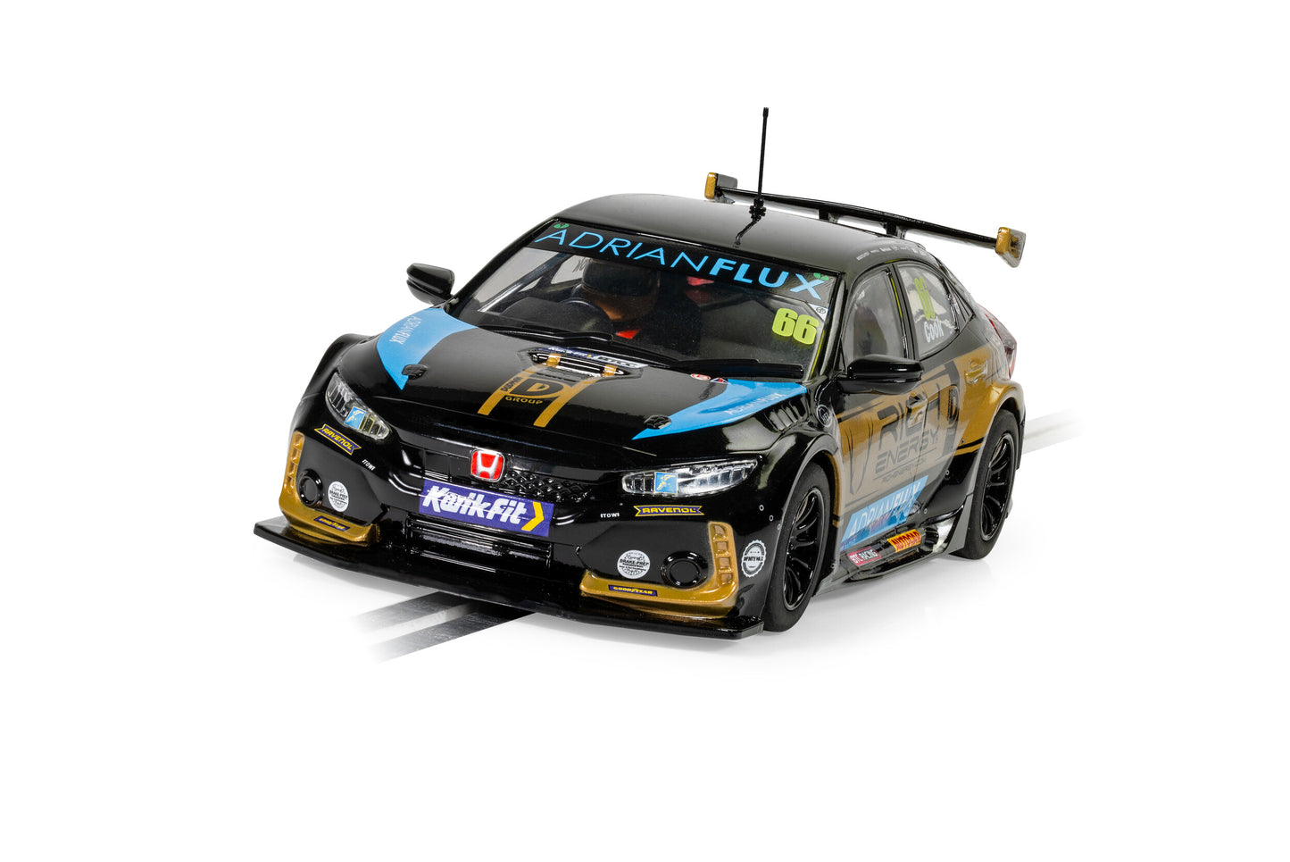 Scalextric C4409 - Honda Civic FK8 Type R BTCC 2022 - BTC Racing Josh Cook