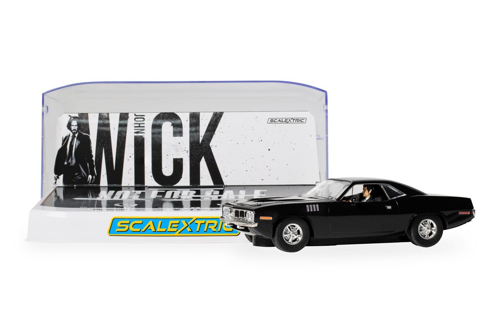 Scalextric C4595 - Plymouth Barracuda - John Wick Chapter 4