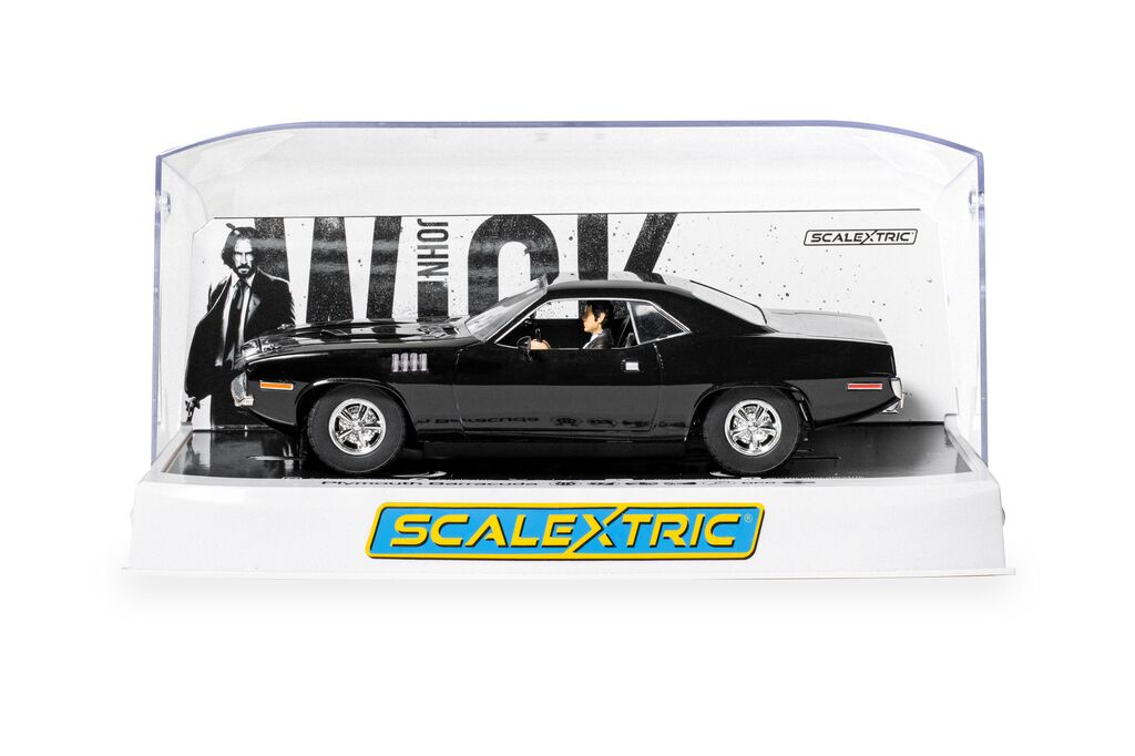 Scalextric C4595 - Plymouth Barracuda - John Wick Chapter 4