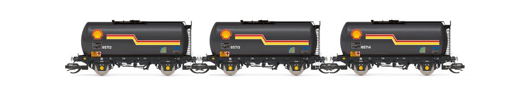 Hornby TT6035 - Shell - TTA 35T Tank Wagon - Triple Pack
