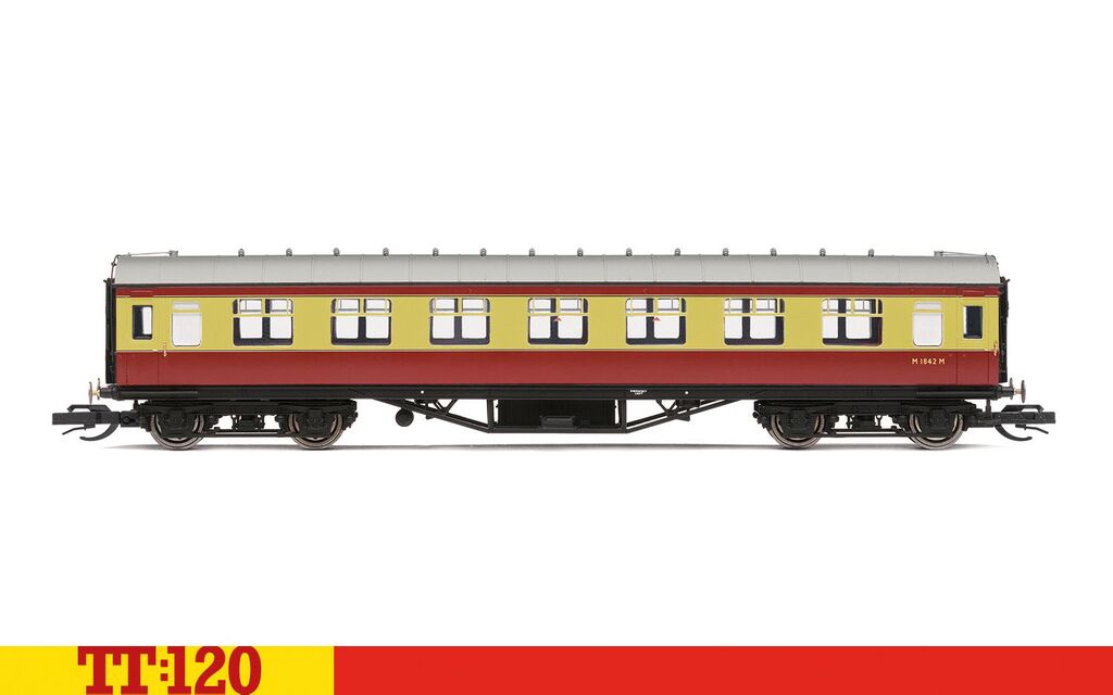 Hornby TT4037A - BR ex LMS 57' Corridor Third Class Coach No. M1842M