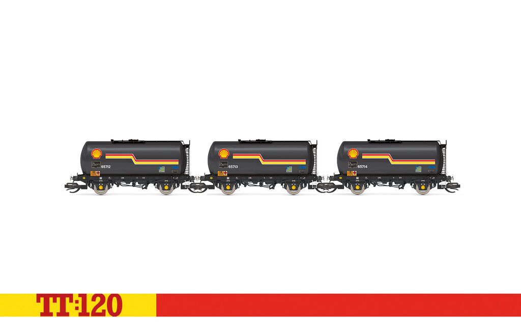Hornby TT6035 - Shell - TTA 35T Tank Wagon - Triple Pack