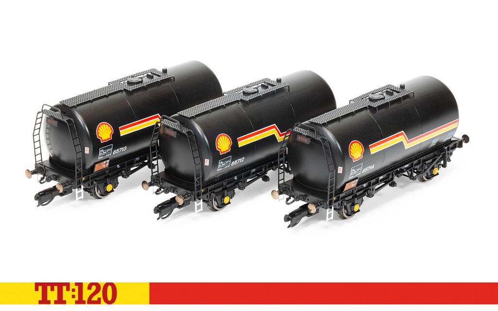 Hornby TT6035 - Shell - TTA 35T Tank Wagon - Triple Pack