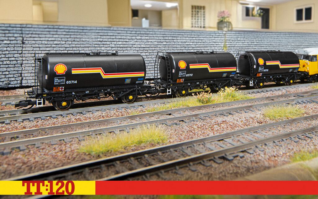 Hornby TT6035 - Shell - TTA 35T Tank Wagon - Triple Pack
