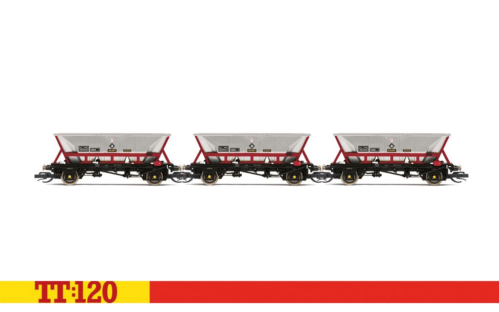Hornby TT6037 - Railfreight HAA - Hopper Wagon - Triple Pack