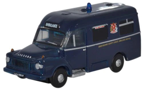 Oxford Diecast NBED001 - Bedford/Lomas Ambulance Hereford