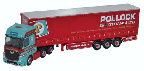 Oxford Diecast NMB002 - Mercedes Actros Curtainside Pollock