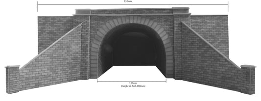 Metcalfe PO242 - Double Track Tunnel Entrances