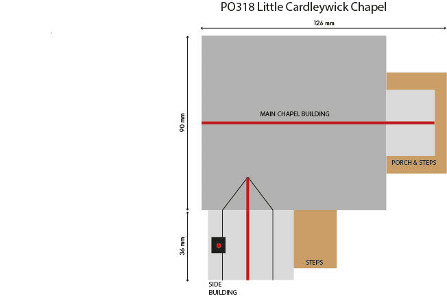 Metcalfe PO318 - Little Cardleywick Chapel