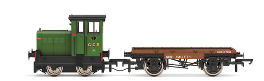 Hornby R30012 - GCR Ruston & Hornsby 48DS 0-4-0 & Flatbed Wagon 'Qwag' No. 1