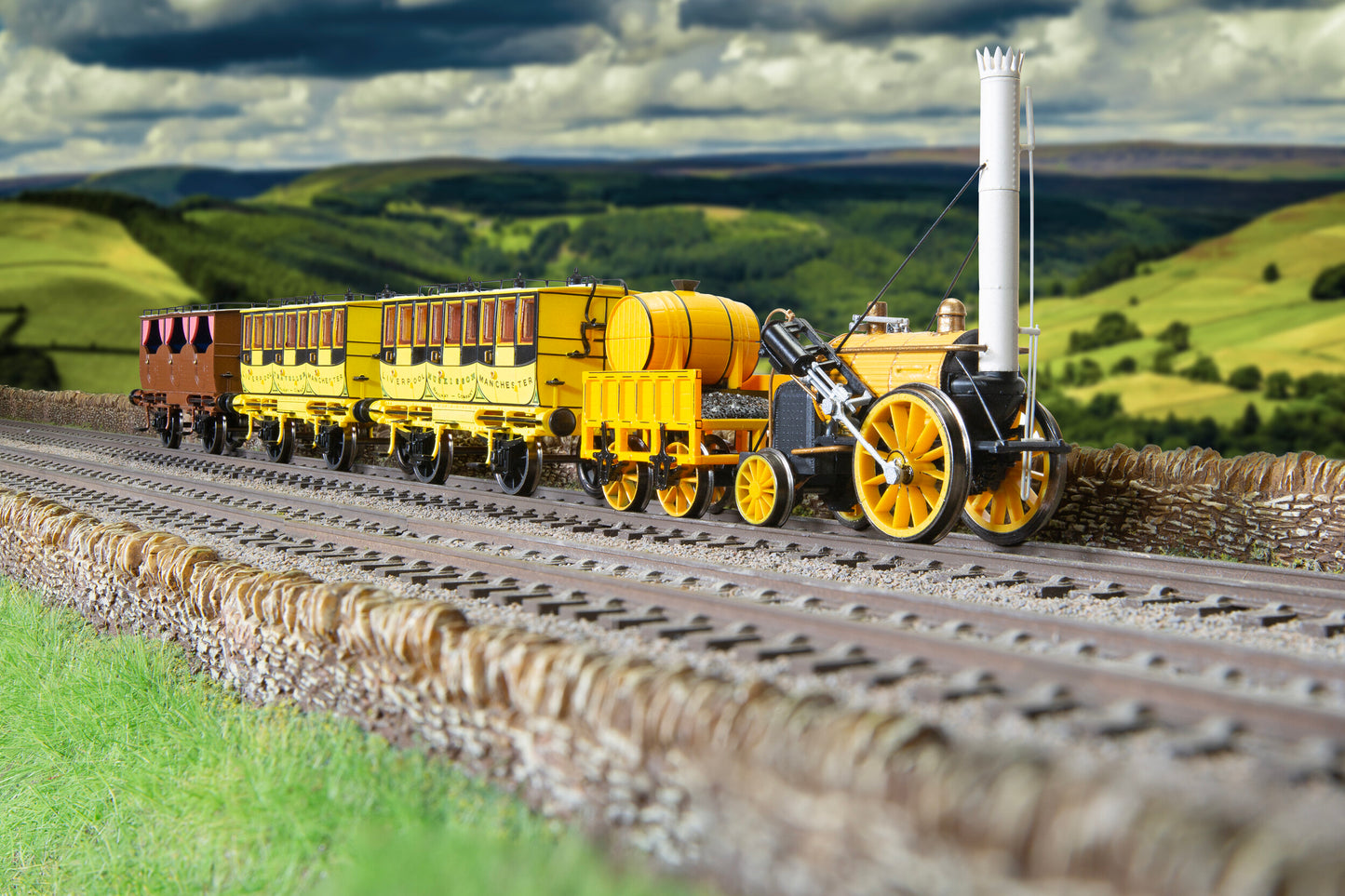 Hornby R30090 - L&MR, Stephenson's Rocket Train Pack