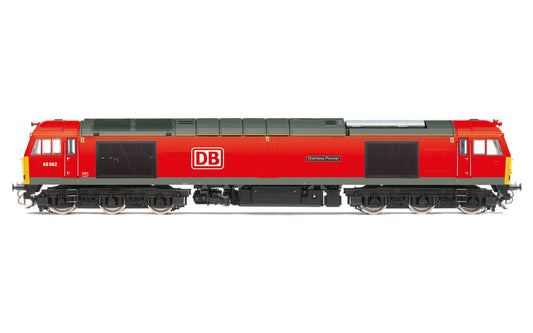 Hornby R3885 - DB Cargo UK Class 60 Co-Co 'Stainless Pioneer' No. 60062