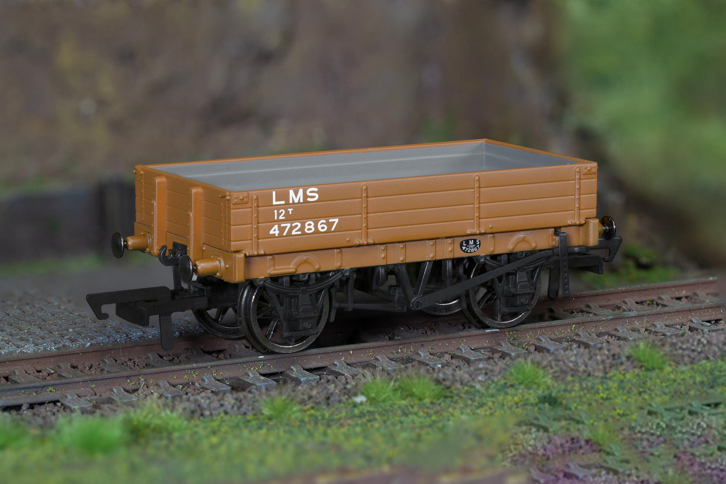 Hornby R60188 - 3 Plank Wagon LMS '472867'
