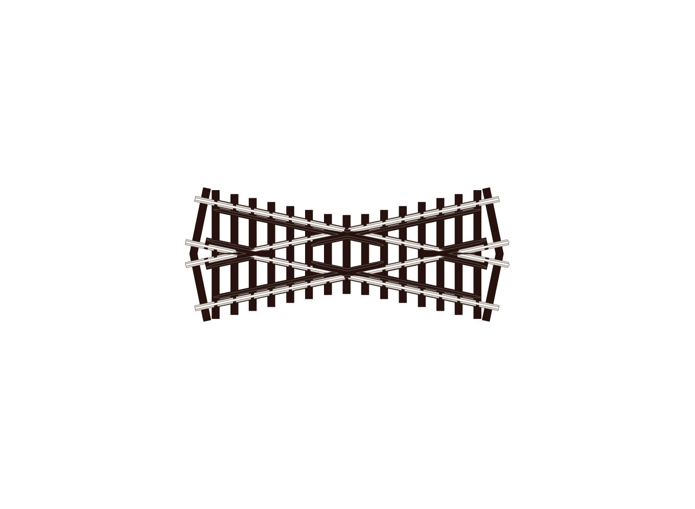 Peco SL93 - OO/HO Crossing, Short - Insufrog