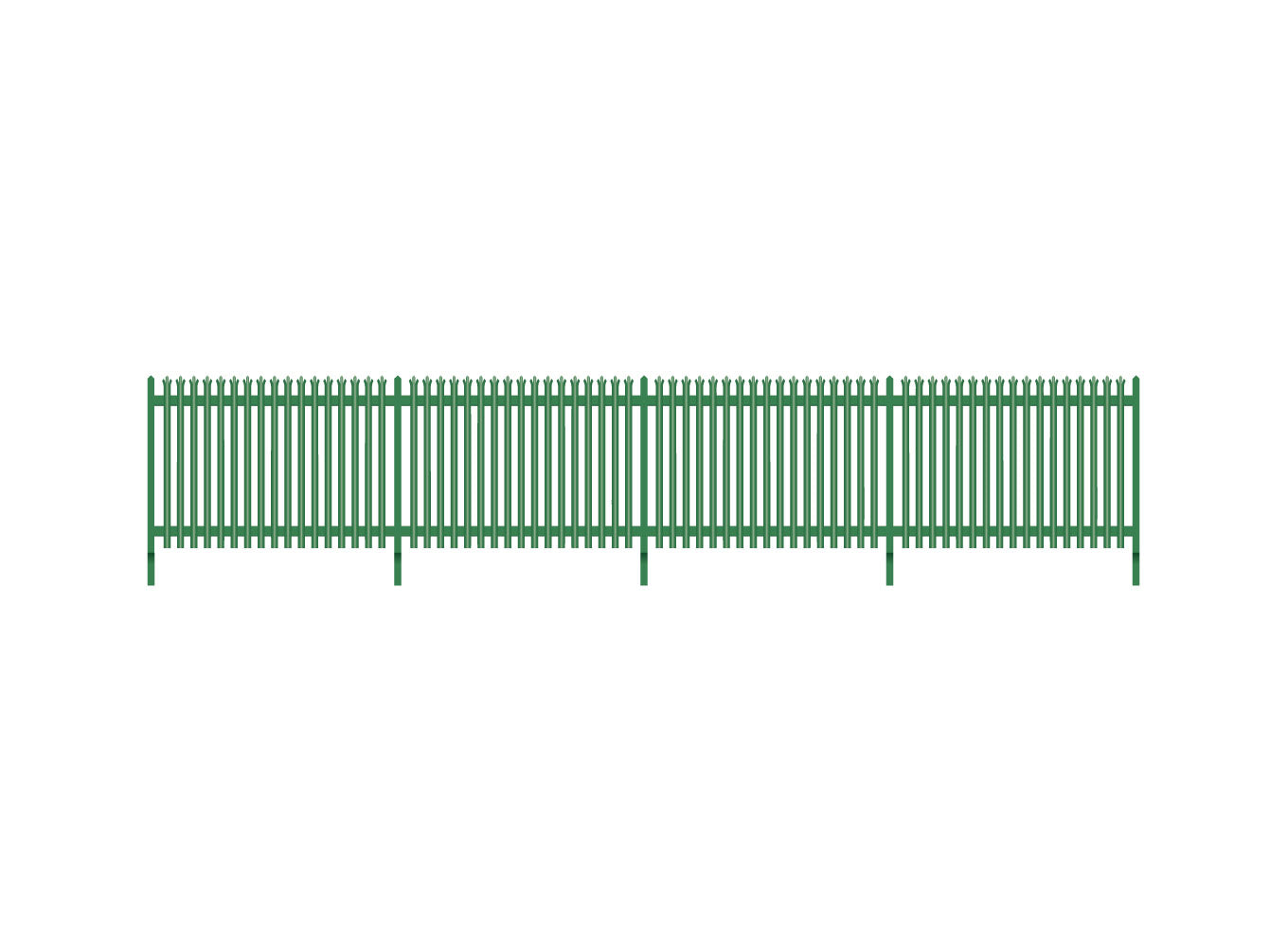Wills Kits SSM317 - Modern Palisade Fencing