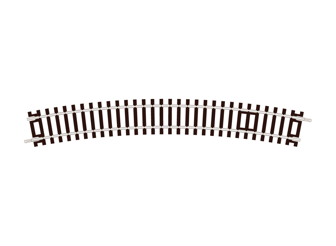Peco ST-235 - OO/HO Gauge, No.4 Radius Standard Curves