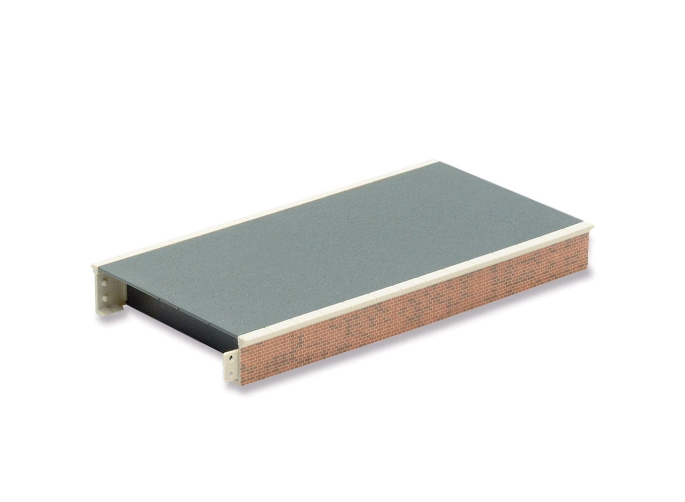 Peco ST290 - OO Gauge Platform Straight, Brick