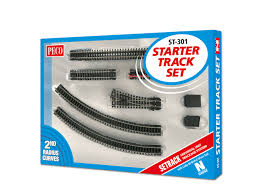 Peco ST-301 - N Gauge Starter Track Set 2nd Radius Curves