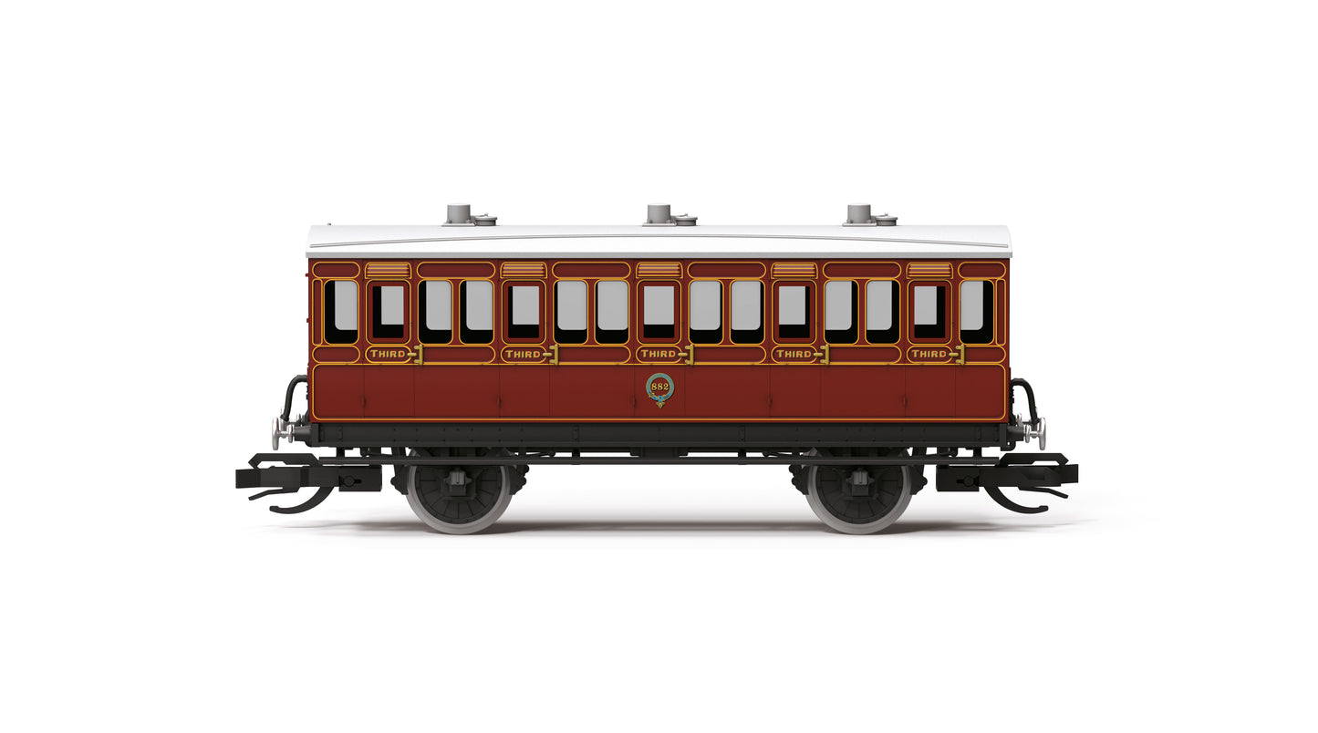 Hornby TT4056 - LB&SCR - 4 Wheel - '882' - Third Class Coach