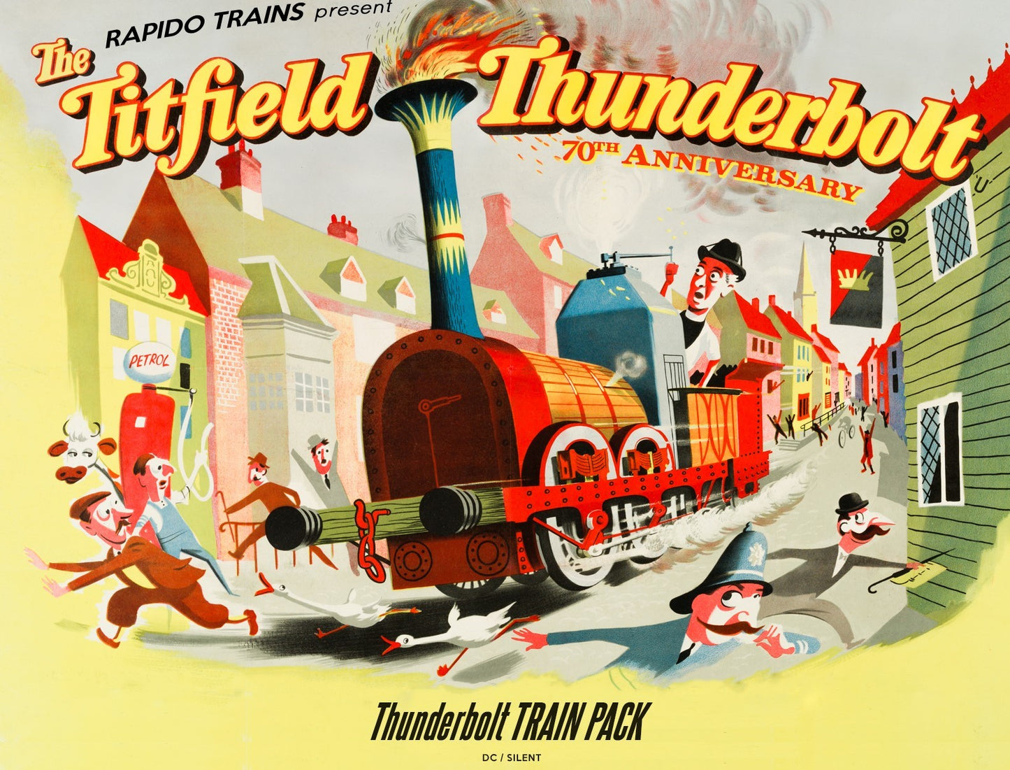Rapido Trains UK 922002 - The Titfield Thunderbolt Train Pack Standard Pack DC/Silent