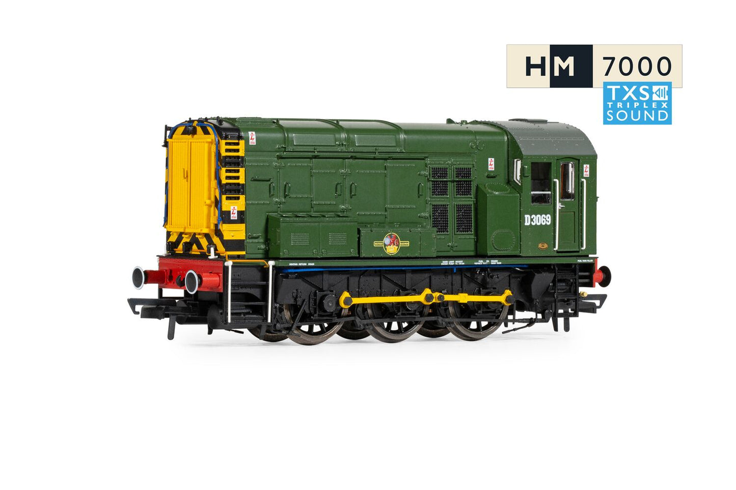 Hornby R30301TXS - BR, Class 08, 0-6-0, D3069 (Sound Fitted)