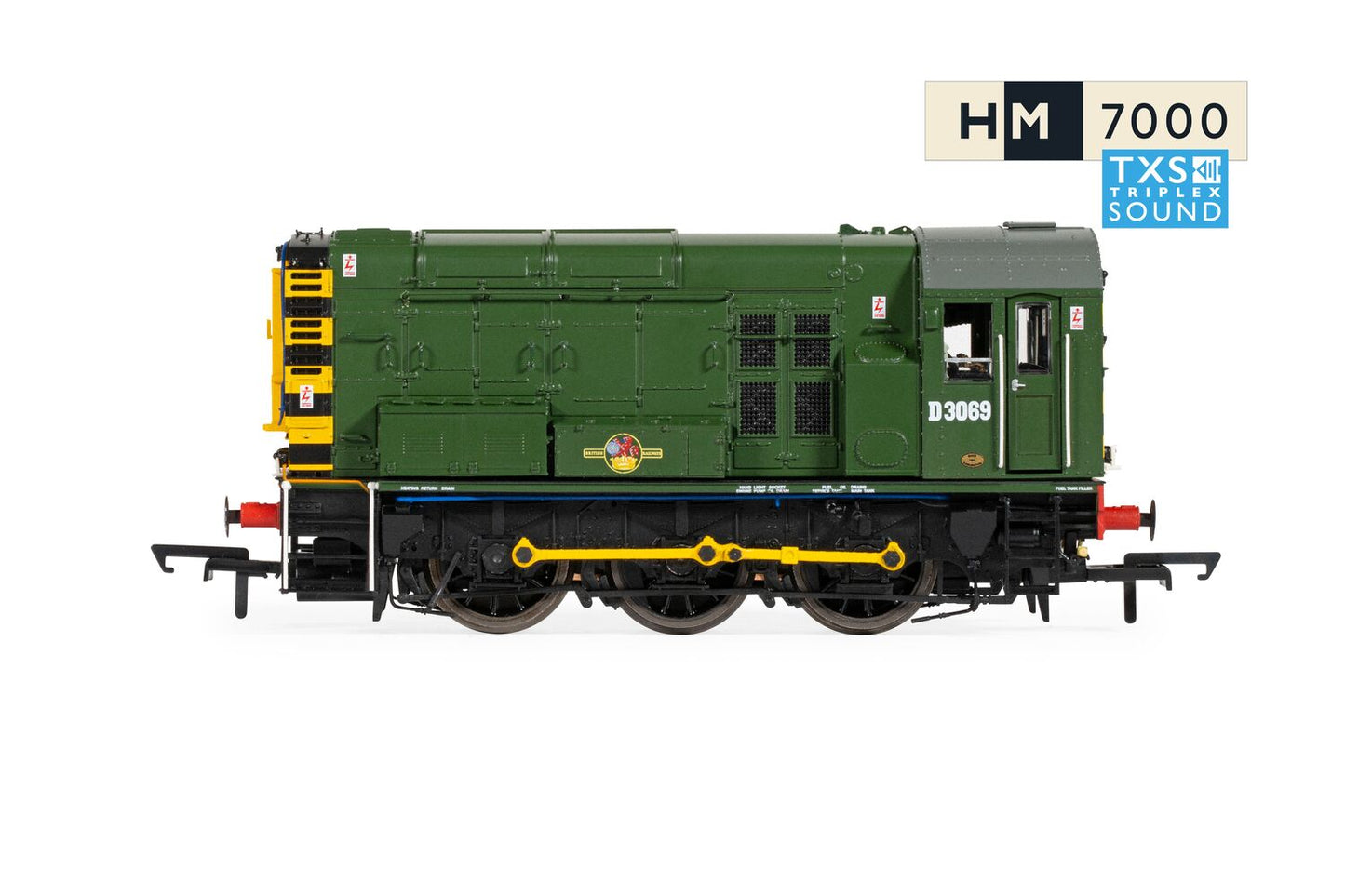 Hornby R30301TXS - BR, Class 08, 0-6-0, D3069 (Sound Fitted)