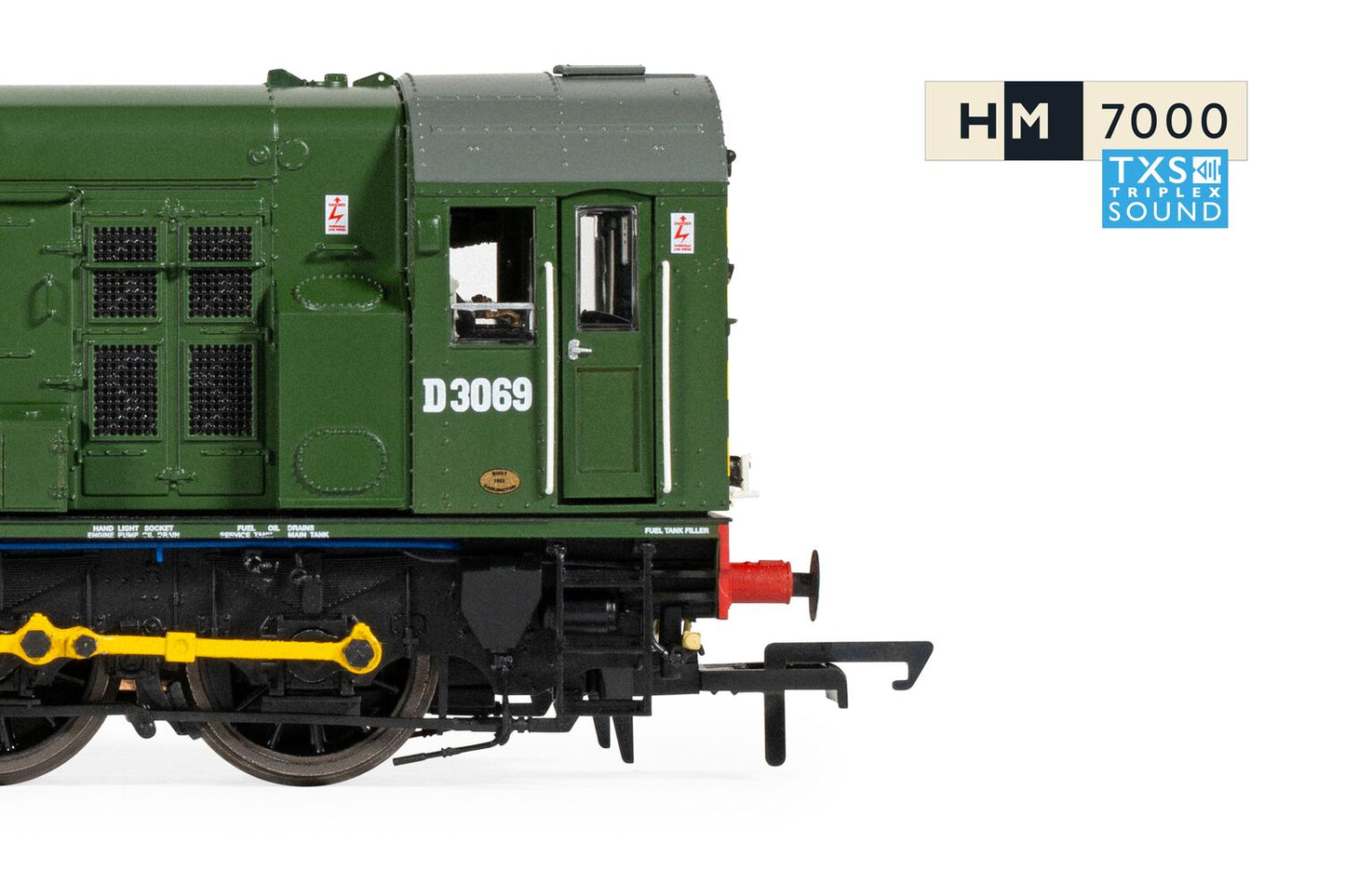 Hornby R30301TXS - BR, Class 08, 0-6-0, D3069 (Sound Fitted)