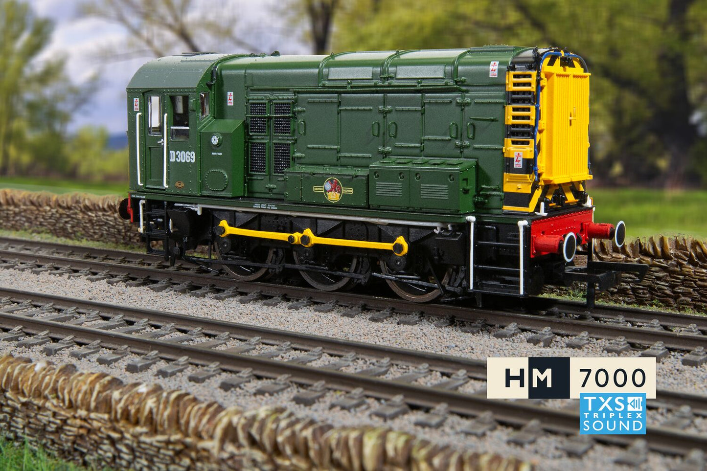 Hornby R30301TXS - BR, Class 08, 0-6-0, D3069 (Sound Fitted)
