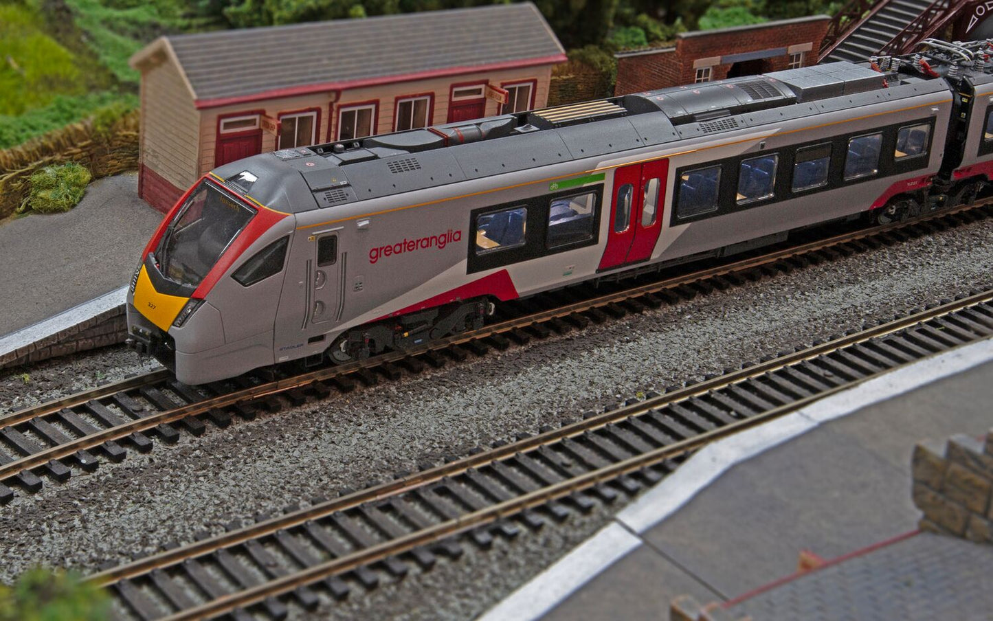 Hornby R3963 - Greater Anglia, Class 755/3 'FLIRT' 3 Car Train Pack