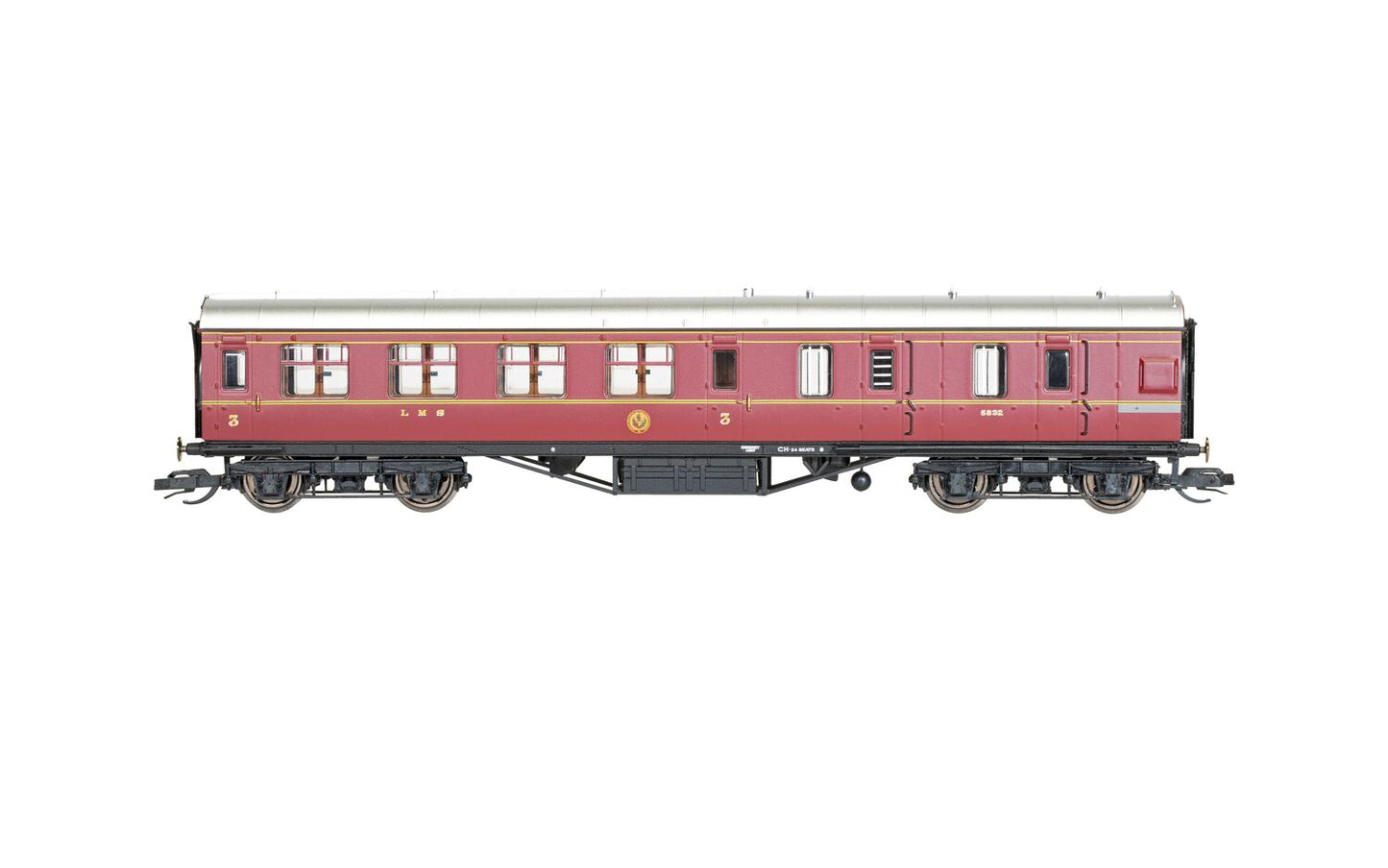 Hornby TT4009A - LMS 57' Brake Third, 5832