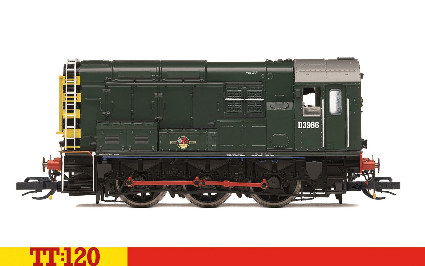 Hornby TT3028M - BR, Class 08, 0-6-0, D3986