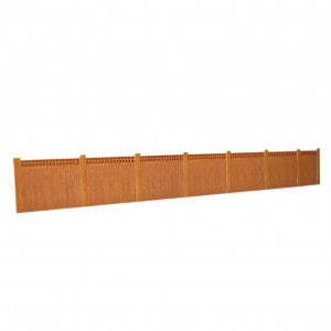ATD Models ATD005 - Wooden Fencing Brown With Trellis Top Card Kit