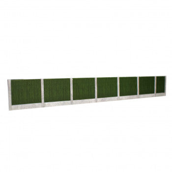 ATD Models ATD015 - Timber Fence with Concrete Posts, Green