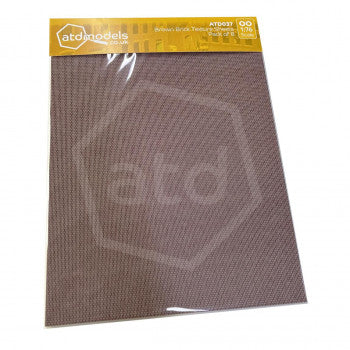 ATD Models ATD037 - Brown Brick Texture Sheets (Pack of 8)