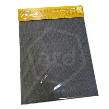 ATD Models ATD038 - Slate Roof Texture Sheets (Pack of 8)
